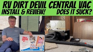 Dirt Devil RV Central Vacuum Systems Install and Review (CV1500)