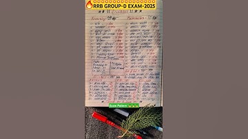 RRB GROUP D syllabus 2025 | full syllabus railway group d| #syllabus #rrbgroupd2025