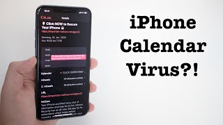iPhone Calendar Virus? How to Get Rid of It!