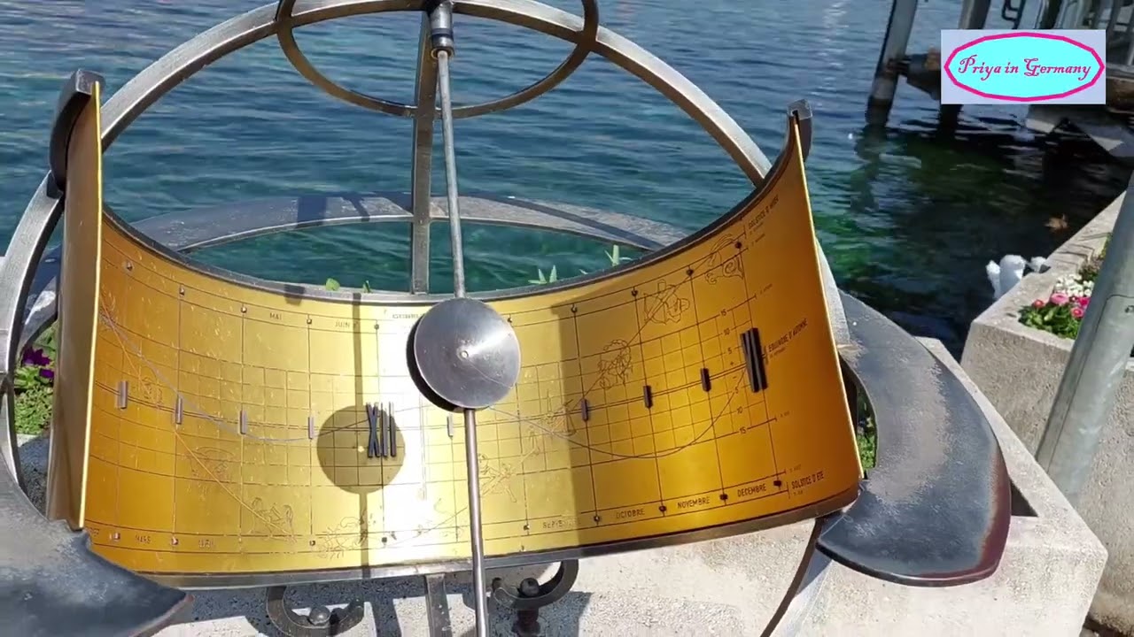 Unique Solar Clock in Geneva, Switzerland — WOW!