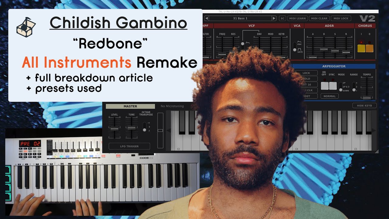 Childish Gambino - Redbone (All Instruments Deconstructed) - YouTube
