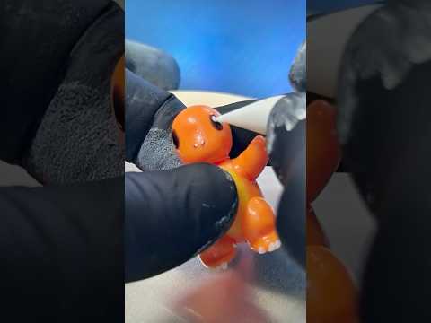 おゆプラでヒトカゲ作ってみた #ポケモン  #satisfying #おゆプラ #pokemon #ヒトカゲ