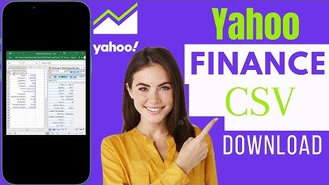 How To Download CSV File From Yahoo Finance | Yahoo Finance Download CSV Historical