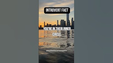 Introvert Fact #102 - Introvert