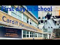 First time in school at cardiff met data science student  international student in the uk