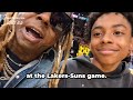 Lil Wayne Mic&#39;d Up For Lakers-Suns Game