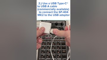 Roland SP 404 MK2 Tutorial: Connect iOS device w/ Lightning connector