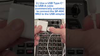 Roland Sp 404 Mk2 Tutorial Connect Ios Device W Lightning Connector