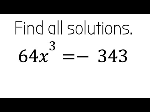 Find ALL solutions: