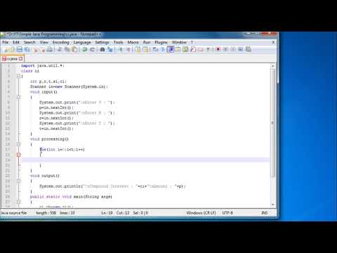 Java program to calculate compound Interest Simple Java Programming #2 ...