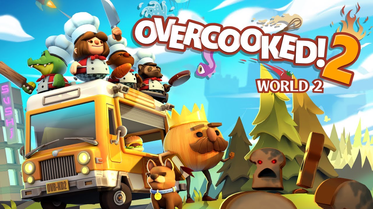 Overcooked 2 World 2 | Co-op Gameplay | Button Thallu