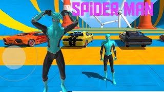 driving with spider man || cars racing  game || gameplay