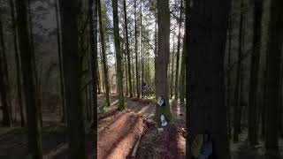 Massive send on bike #mtb #biking #bike #jump #crash #crazy #fail