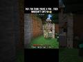 My Perfect Minecraft Mission Gone Wrong! 💀 |  #Minecraft #MinecraftShorts #Shorts  #MinecraftFunny