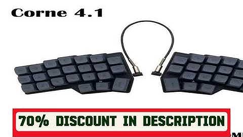 A must-have product! Corne V4.1 Split Ergonomics Hot-swappable MX Mechanical Keyboard Wired South