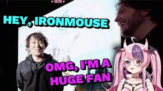 Ironmouse Can't Believe She Met Masayoshi Soken The Sound Director of Final Fantasy XIV