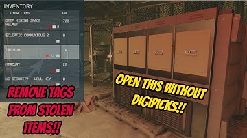 Starfield - Remove Tags From Stolen Items + Location Of The Four Safes In The Well