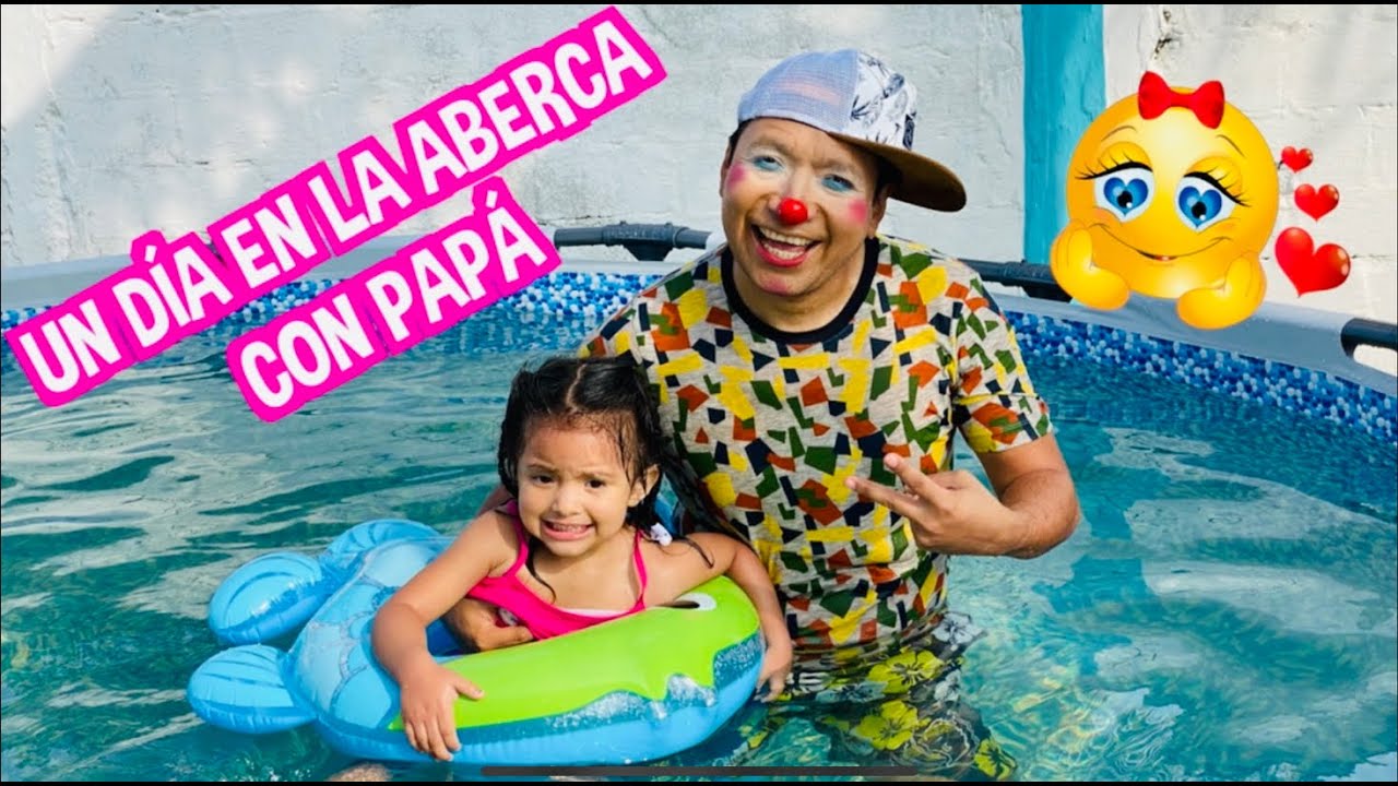 UN DÍA EN LA ALBERCA CON PAPÁ / FATIMA Y CAELI RECARGADO