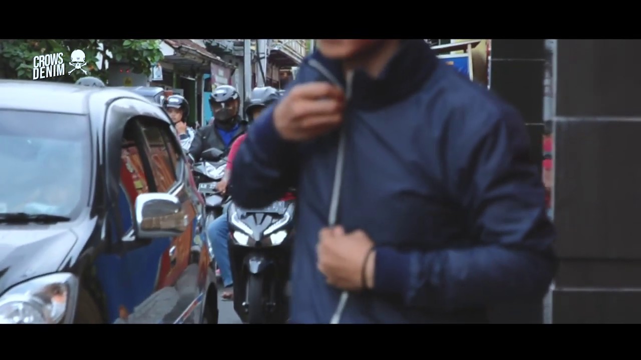 Jaket Pria | Jaket Cowok | Jaket Parasut Biru Navy | FC