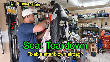 Salvage Car Rebuild Project 2012 Audi S5 Part 31: Blown Seat Airbag Replacement