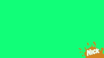 Nickelodeon 2004 screen bug widescreen Green screen