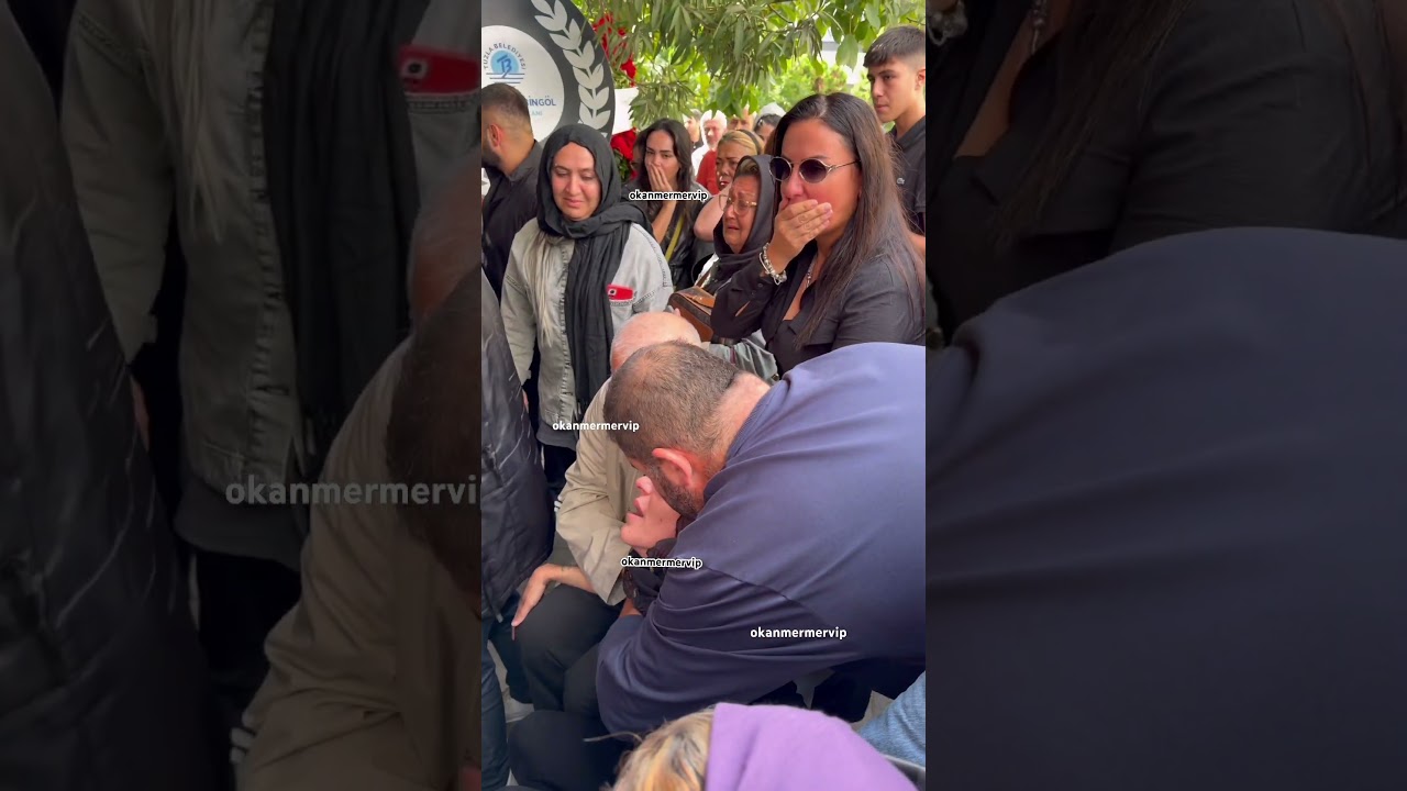 Güllü’ye son veda Oğlu. 