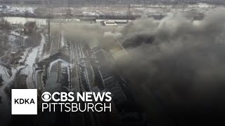 Tin plant catches fire in West Virginia