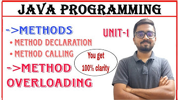 Java Programming in Telugu | Methods | Method Overloading  | JNTU  R-16,R-18,R-22