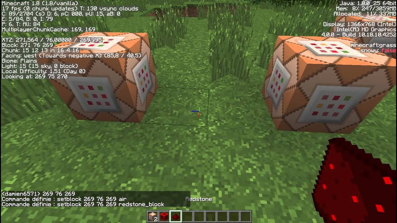 Comment Faire Tourner Autour De Soit Le Particle Minecraft