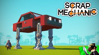 LÉPEGETŐ AUTÓT ÉPÍTETTÜNK! 🦵🏻 - Scrap Mechanic Zondával