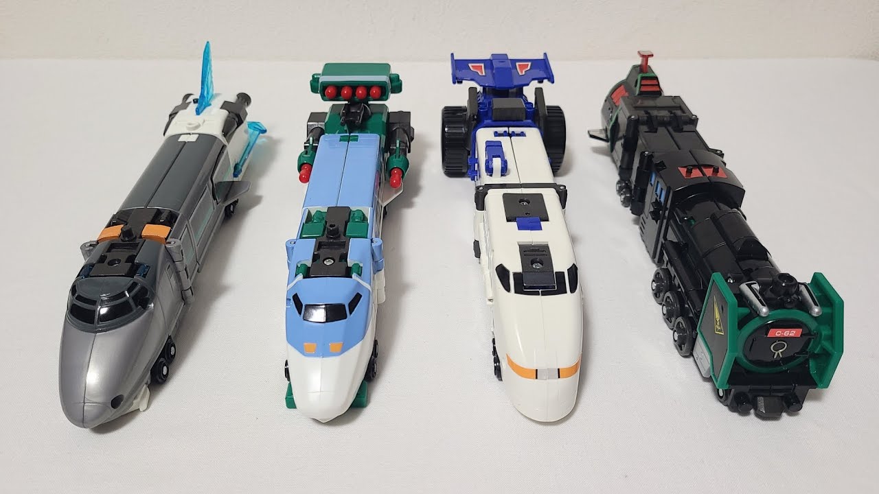 【로봇용사 다그온】신칸센🚅기관차🚂가 전격합체!! 초고속열차합체!! 슈퍼 라이너 다그온 가지고 놀자~☆★ Brave Command Dagwon Liner Dagwon