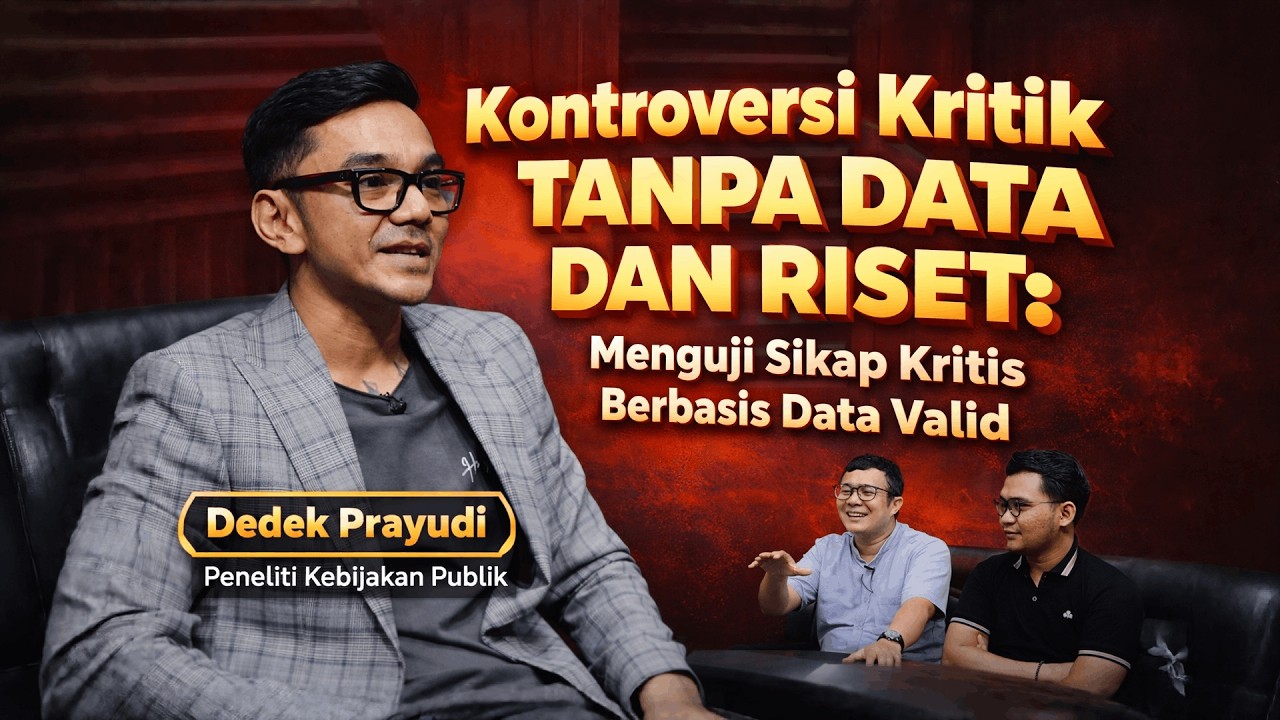 KONTROVERSI KRITIK TANPA DATA DAN RISET: MENGUJI SIKAP KRITIS BERBASIS DATA VALID