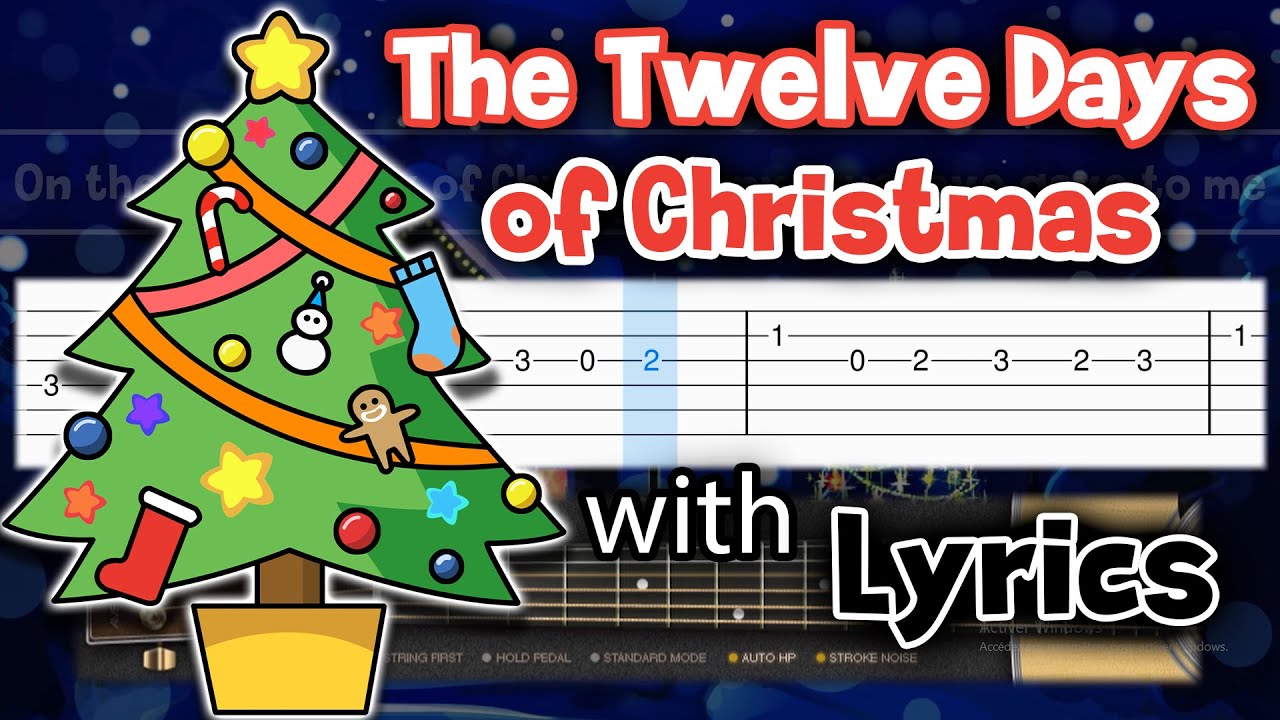 12 days of christmas on guitar