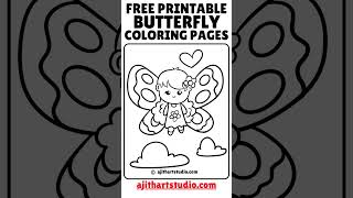 Butterfly Coloring pages | PDF free download