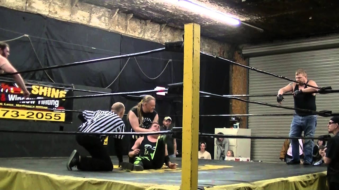 AWA Supreme 05 Tag Tournament finals  Roger Blade & Nathan Steele vs Dino Stephanopolis & Bedfor Bra