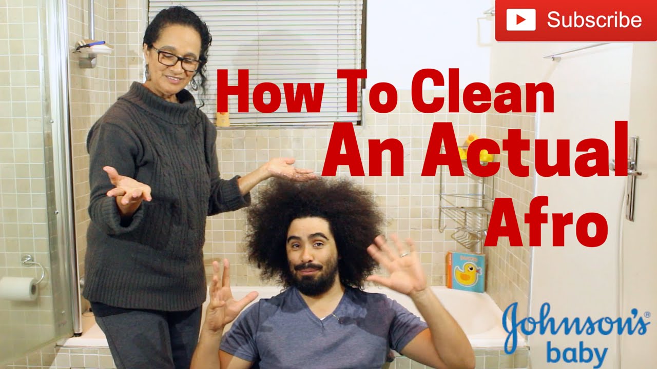 Clean Afro How to Clean an Actual Afro - YouTube