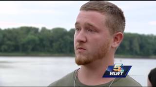 Man, 65, rescued after car plummets into Ohio River