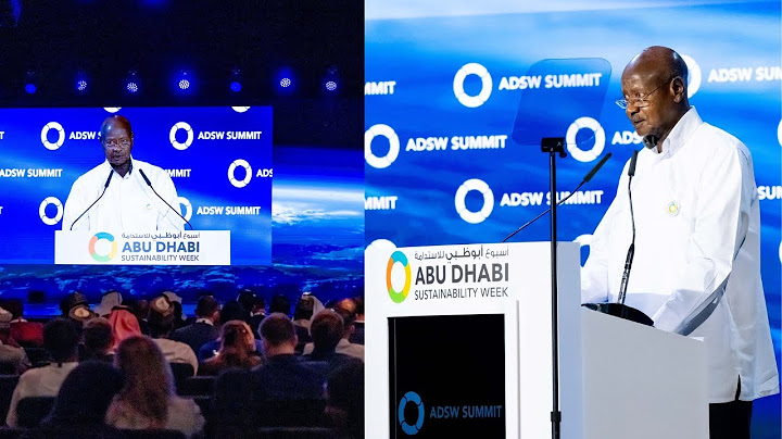 Museveni's strong lecture in Abu Dhabi: We are tired of the parasitism of some actors in the world