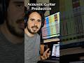 Acoustic guitar production