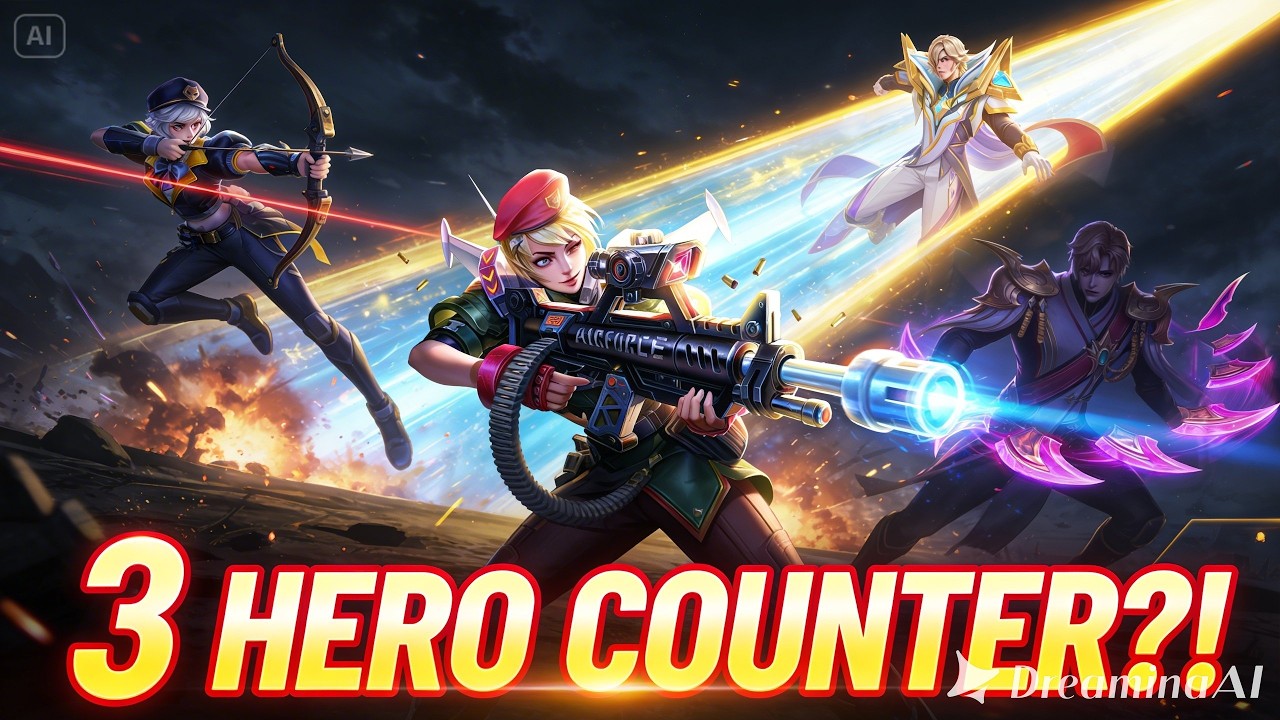 KIMMY MID vs WANWAN + AAMON + XAVIER?! Gila Ini War Paling Susah!