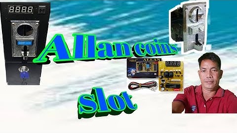 how to set up Allan coin slot with 20 coin.. #technology #easytips#viralvideo