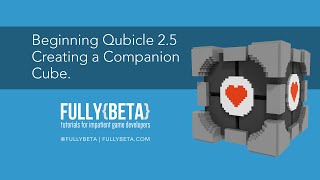 Beginning Qubicle 2.5 Tutorial - Modeling a Companion Cube With Compounds, Rotate and Booleans