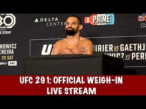 UFC 291: Poirier vs. Gaethje 2 Official weigh-ins Live Stream
