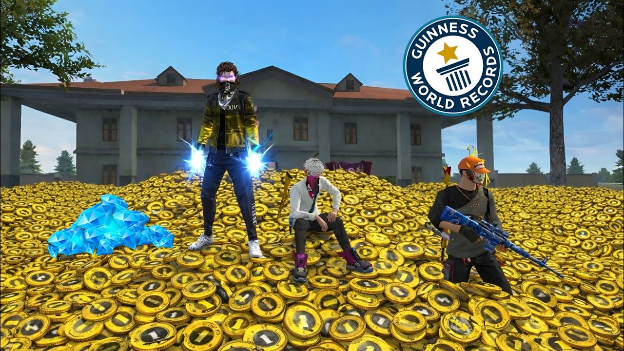 1 MILLION FF TOKENS CHALLENGE ☠️1,000,000 Free Fire Coins! (EASY or HARD) 