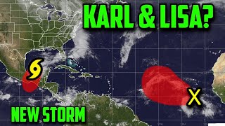 Tropical Storm Karl Making Landfall Tomorrow, Could Tropical Storm Lisa Form in October?