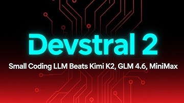 Devstral 2 : Small Coding LLM beats Kimi K2, GLM 4.6, MiniMax