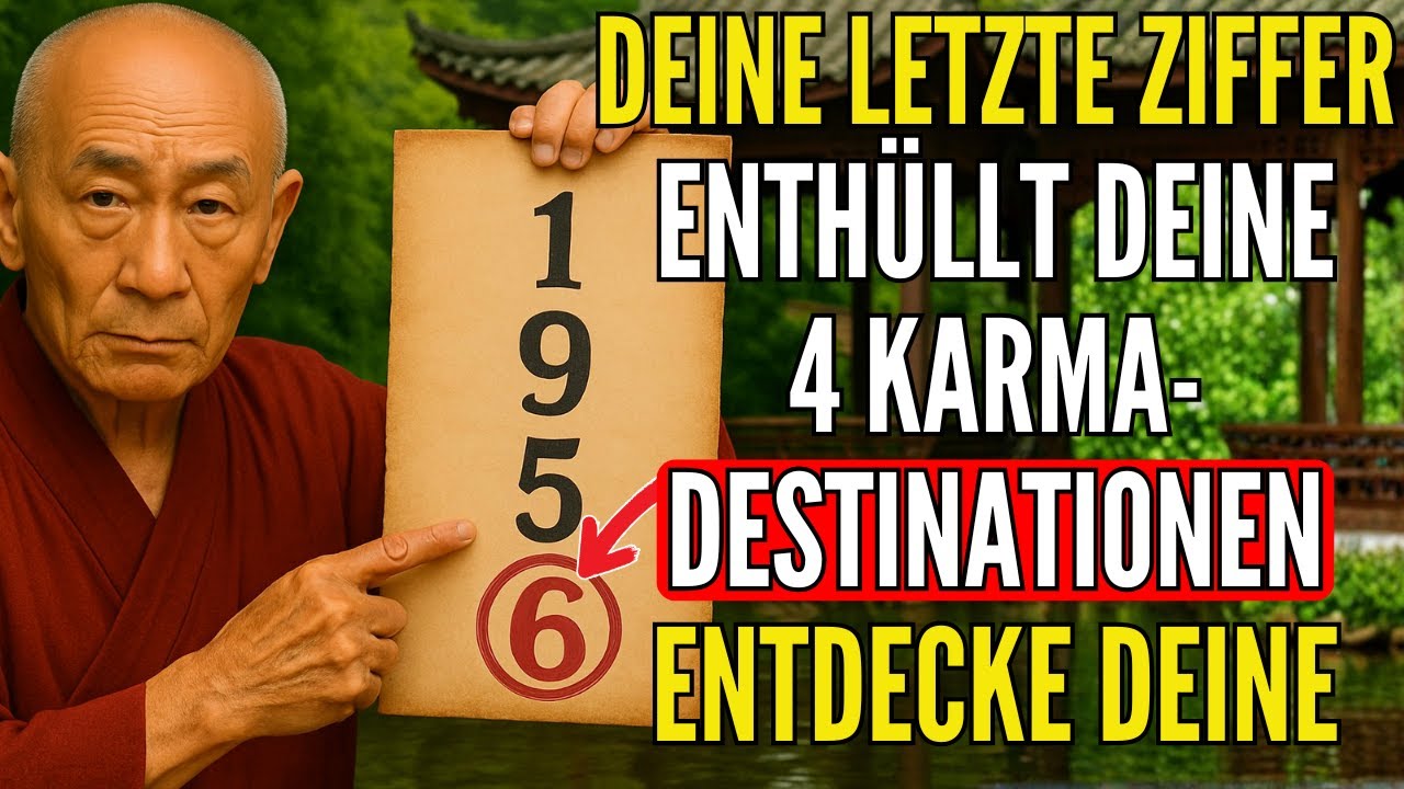Die LETZTE Zahl deines Geburtsjahres ENTHÜLLT deine 4 VERBORGENEN KARMAS