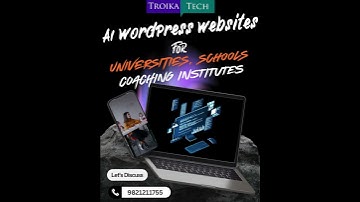 AI WordPress Websites for Universities, Schools & Coaching Institutes | Made Easy with Troika Tech