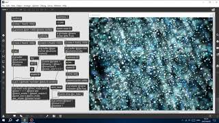 Mesmerizing Snow Particles Visual: Max/MSP Jitter Magic