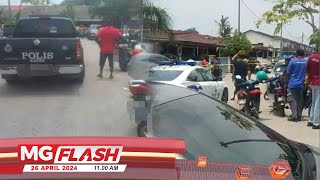 Peniaga Maut, Polis Buru Empat Suspek Bersenjata Parang #MGFlash